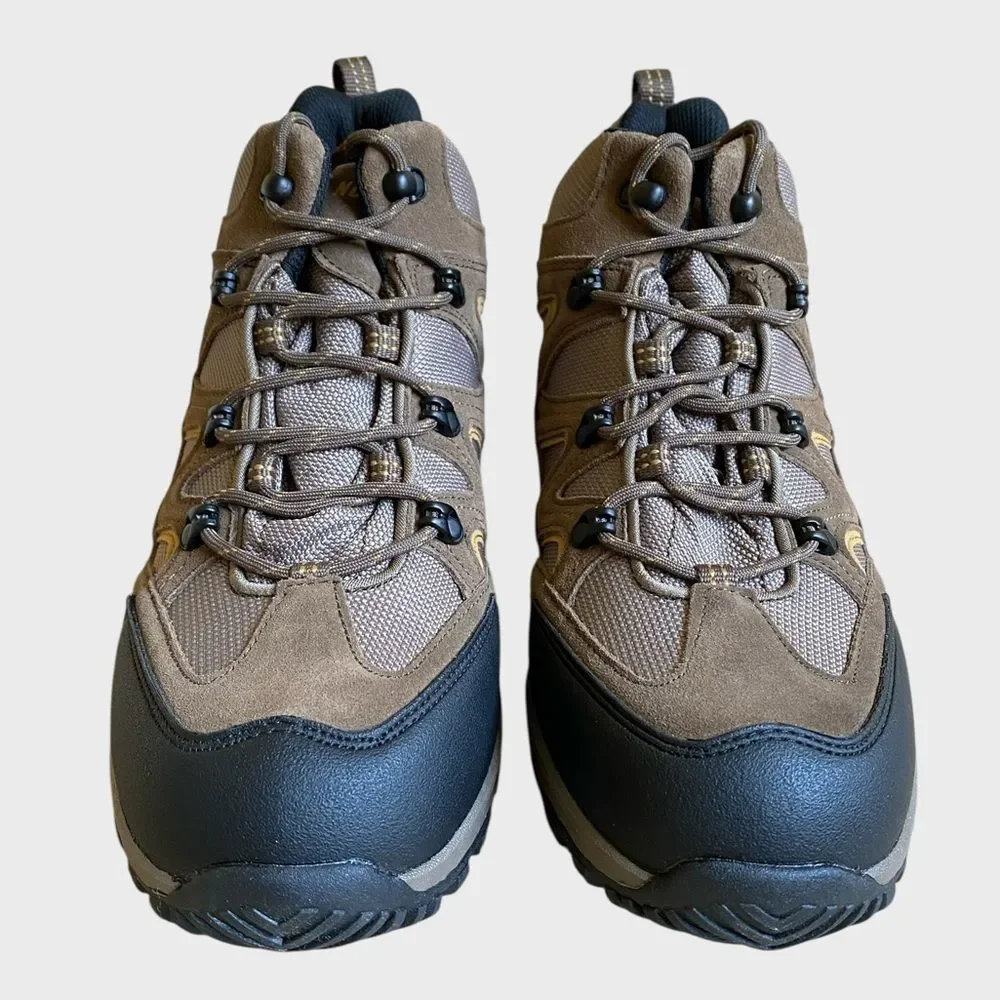 NEW Northside Snohomish Mid Waterproof Hiking Boots Men's Size 12 Tan Dark Honey